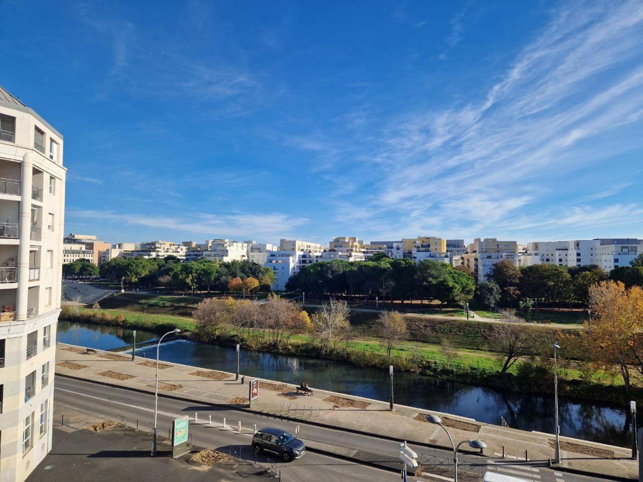 Appartement Avec Vue Sur Le Lez Montpellier Dış mekan fotoğraf